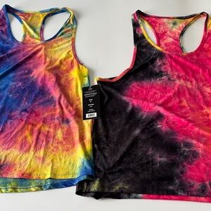 VOGO Athletica Multicolor Tie-Dye Tank Tops